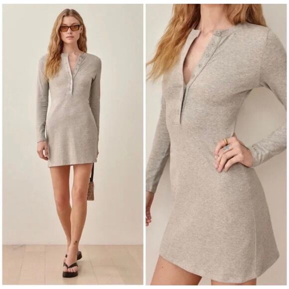 Reformation Dresses & Skirts - Reformation Gray Dress Sz XS